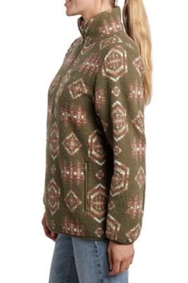 Image showing 4 th Vintage Threads Women's Printed Half Zip Sherpa