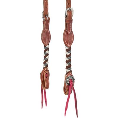 Image showing 1 th Tough1 Wool String Browband Headstall