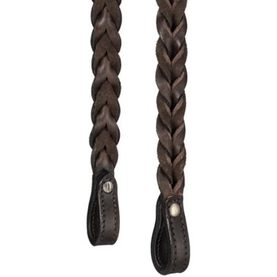 Image showing  Braided Leather Brow Headstall