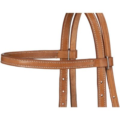 Image showing  Plain Leather Browband Headstall