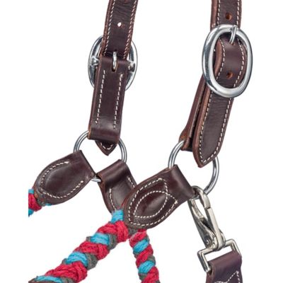 Image showing  Leather Wool String Halter