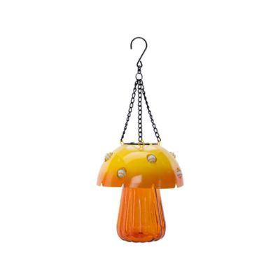Red Shed 8 in. Solar Metal Mushroom Pendant