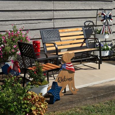 Image showing  12.5 in. LED Metal Star Decor