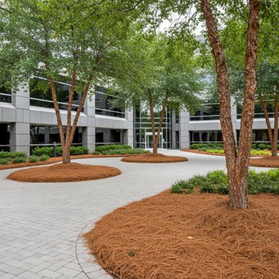 Image showing 6 th USA Pinestraw Pallet of 2200 sq. ft. Long Needle Pine Straw Mulch