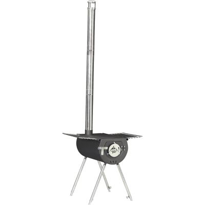 Image showing  Portable Wood Camp Stove, 14 in. Design Accepts 13 in. logs