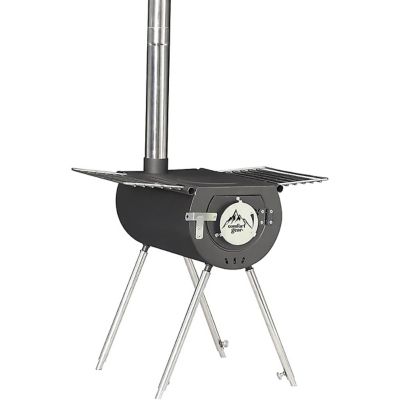 Image showing  Portable Wood Camp Stove, 14 in. Design Accepts 13 in. logs