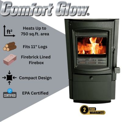 Image showing 5 th Comfort Glow 700 sq. ft. Mighty Mini Wood Stove, CGWS750