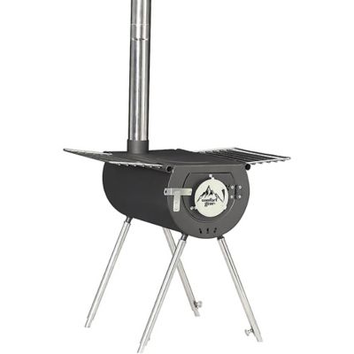 Image showing  Portable Wood Camp Stove, 18 in. Design Accepts 16.5 in. logs