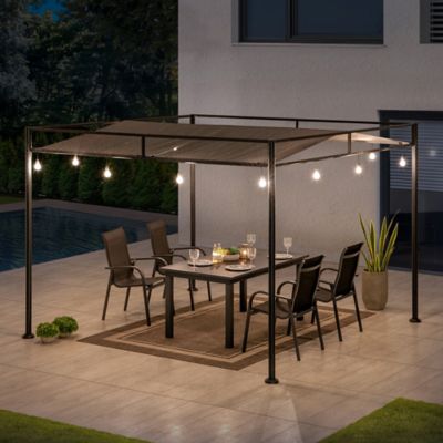 Image showing  Outdoor Softtop Metal Pergola