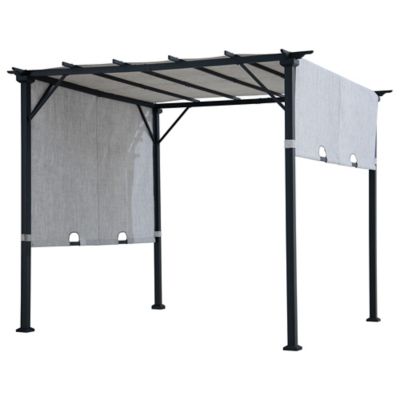 Image showing  Outdoor Steel Pergola With Shade