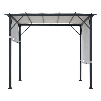 Image showing  Outdoor Steel Pergola With Shade