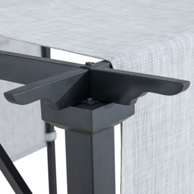 Image showing 5 th Sunjoy Outdoor Steel Pergola With Shade