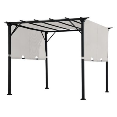 Image showing  Outdoor Steel Pergola With Shade