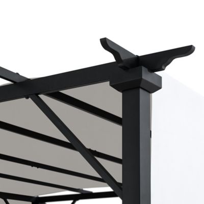 Image showing  Outdoor Steel Pergola With Shade