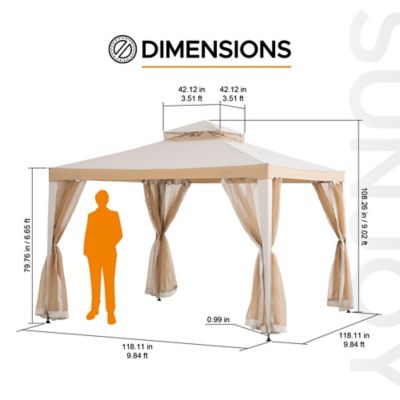 Image showing  OPP Gazebo with Netting