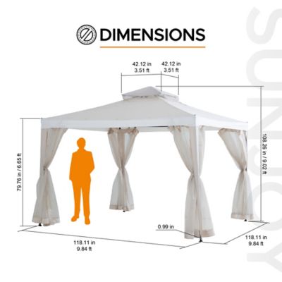 Image showing  OPP Gazebo with Netting