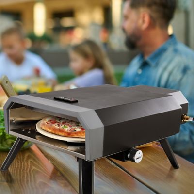 Image showing 9 th Royal Gourmet Portable Gas Pizza Oven with Pizza Stone