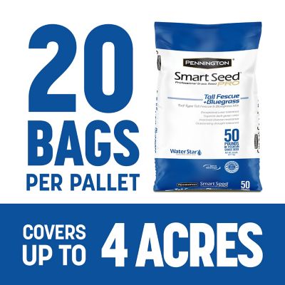 Image showing  Smart Seed Pro Tall Fescue Bluegrass 50 lb. -Pallet