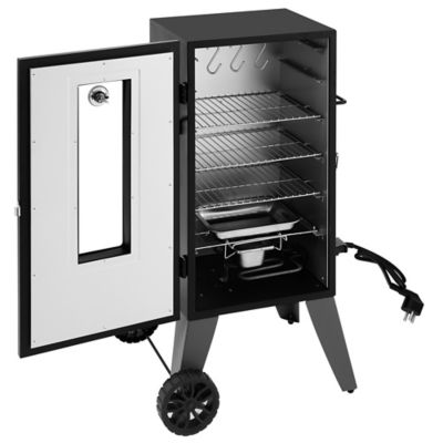 Image showing  Analog Electric Smoker With 3 Chrome-Plated Smoking Racks, Clear Viewing Window, 1350 W Output