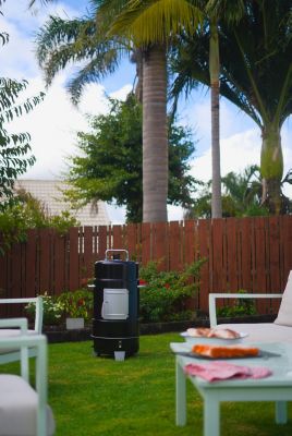 Image showing 7 th Grill Boss 4 Tier Vertical Charcoal Smoker