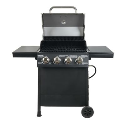 Image showing  4 Burner Gas Grill with Lid