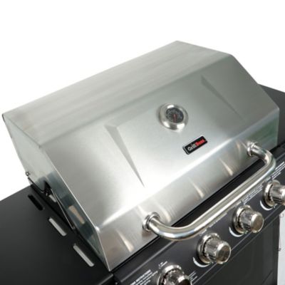 Image showing  4 Burner Gas Grill with Lid