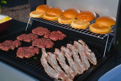 Image showing 8 th Grill Boss 3 Burner Gas Grill with Lid