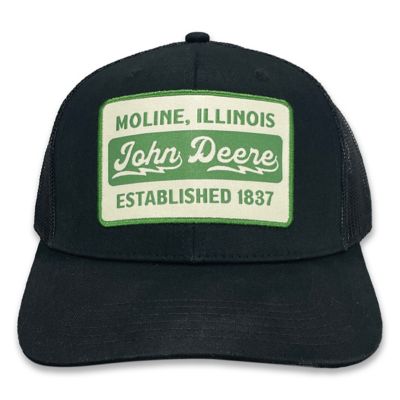 Image showing 2 th John Deere adult unisex Vintage Patch Trucker Cap