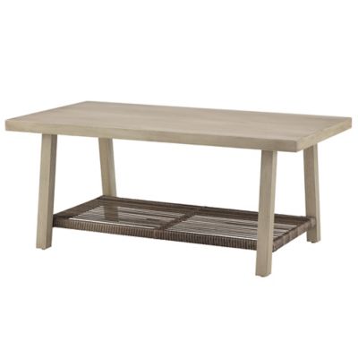 Red Shed 41 in. Rectangular Wicker Coffee Table