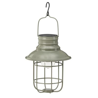 Red Shed 10 in. Solar Wall Lantern, Sage