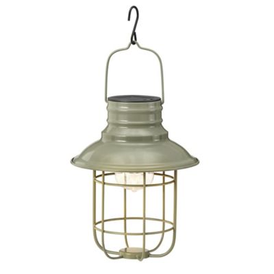 Image showing  10 in. Solar Wall Lantern, Sage