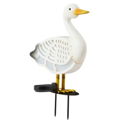 Image showing  17.5 in. Solar Duck Garden Stake