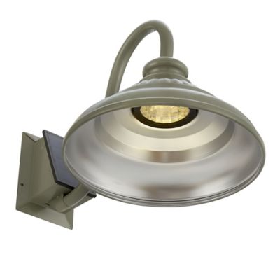 Image showing  15 in. Solar Barn Lamp, Sage