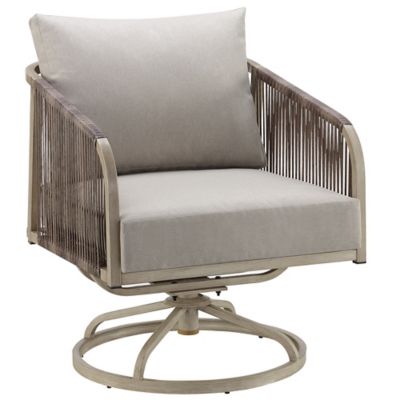 Image showing  Hanford Hanford Outdoor Swivel Chair, Gray