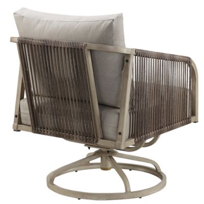 Image showing  Hanford Hanford Outdoor Swivel Chair, Gray