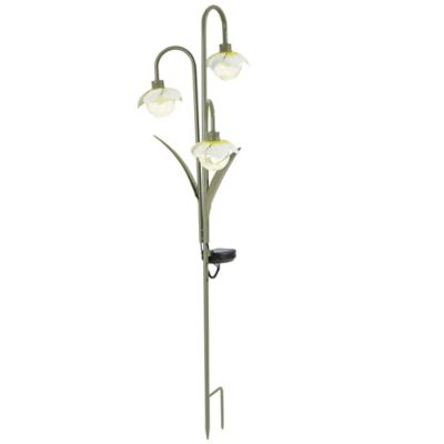 Image showing  36 in. Solar Flower Lamp Garden Stake
