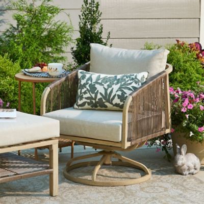 Image showing  Cotton Embroidery Cushion, 12 x 20in.