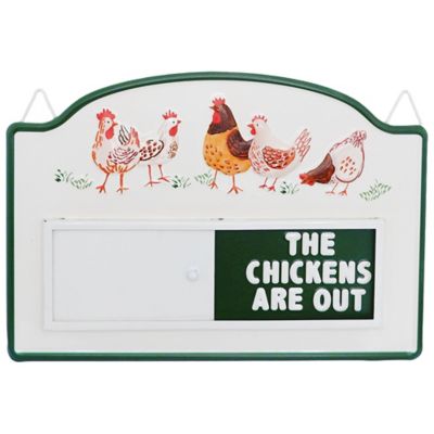 Image showing  Metal Chicken Slider Sign, 8 in.