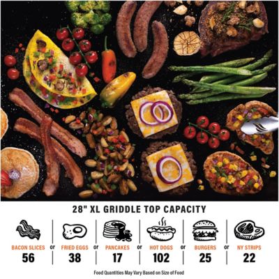 Image showing 8 th Blackstone Griddle Original 28 in. XL Omnivore with hood