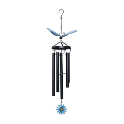 Red Shed 31.5 in. Metal Butterfly Windchime, Blue