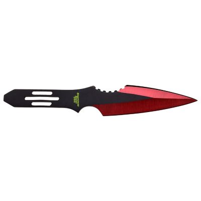 Image showing  5.5 in. 3 pc. Throwing Knife Set, (Black & Red)