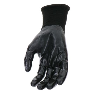 Image showing  Mens 5 pk. Nitrile Glove Black