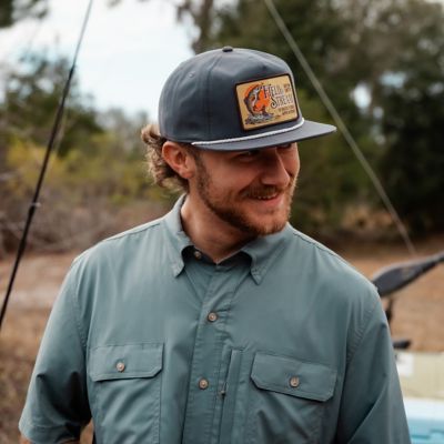 Image showing 6 th Field & Stream Unisex Adult Big Catch Cap, Leaping Fish