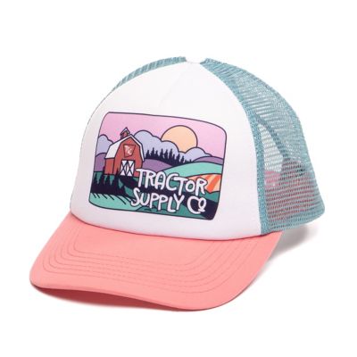 Tractor Supply Kids' Barn Print Trucker Cap