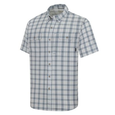 Image showing  Men's Printed Short Sleeve Pearl Snap Outdoorsman Shirt
