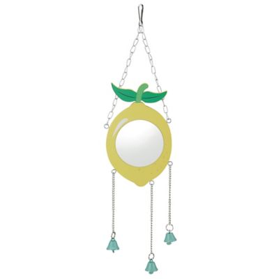 ImPECKables Wooden Lemon Hanging Chicken Mirror