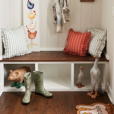 Image showing  Resin Indoor/Outdoor Mama Duck Statue, 12.7 in.