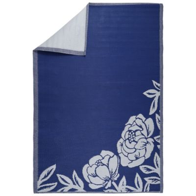 Image showing 2 th Red Shed Reversible Polypropylene Outdoor Rug, 5 ft. x 7 ft.