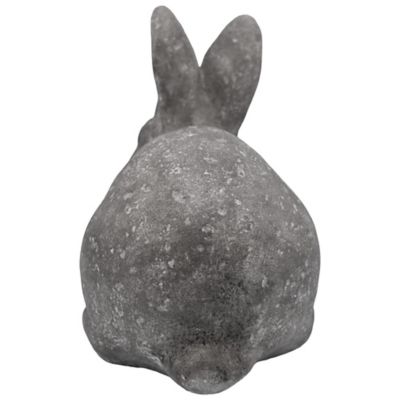 Image showing  Indoor/Outdoor Cement Bunny Statue, 9.5 in.
