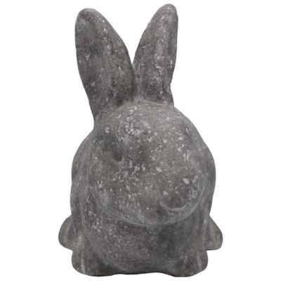 Image showing  Indoor/Outdoor Cement Bunny Statue, 9.5 in.